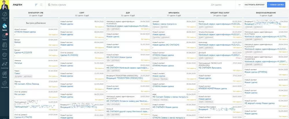 црм система нашего интернет агентства
